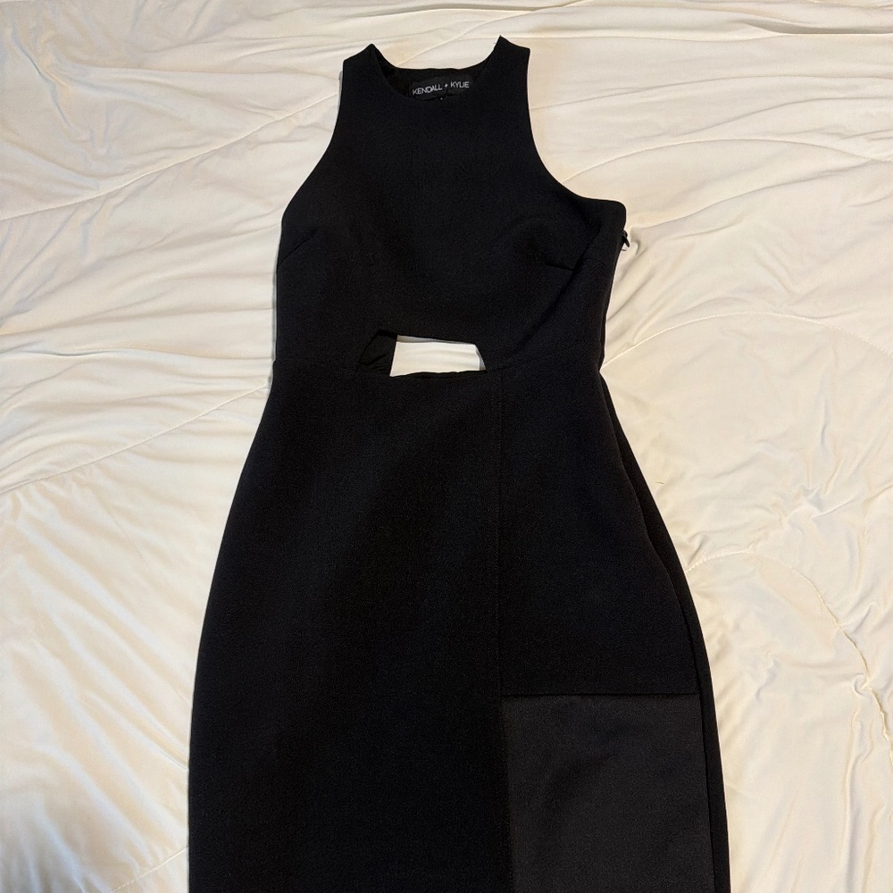 Kendal and Kylie black cutout dress